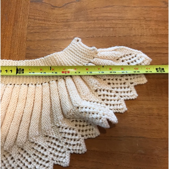 Vintage Hand Crochet Victorian Style Collar O/S - Picture 9 of 10